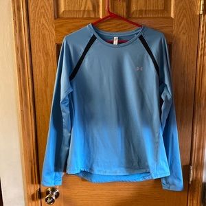 Under Armor, light blue, activewear sweatshirt